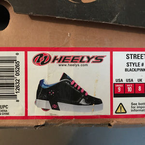 Heelys - Black Pink Womens 9